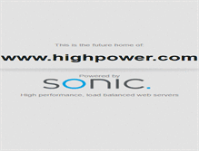 Tablet Screenshot of highpower.com